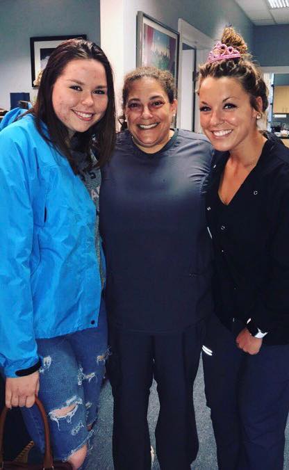 What a coincidence! While treating Jillian yesterday, Kayce and I found out that…